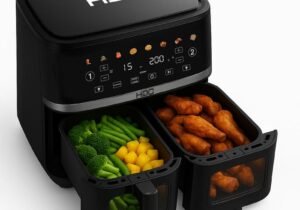 Freidora de Aire HDC HAF-SH100DB 10L 2 Canastas de 5L