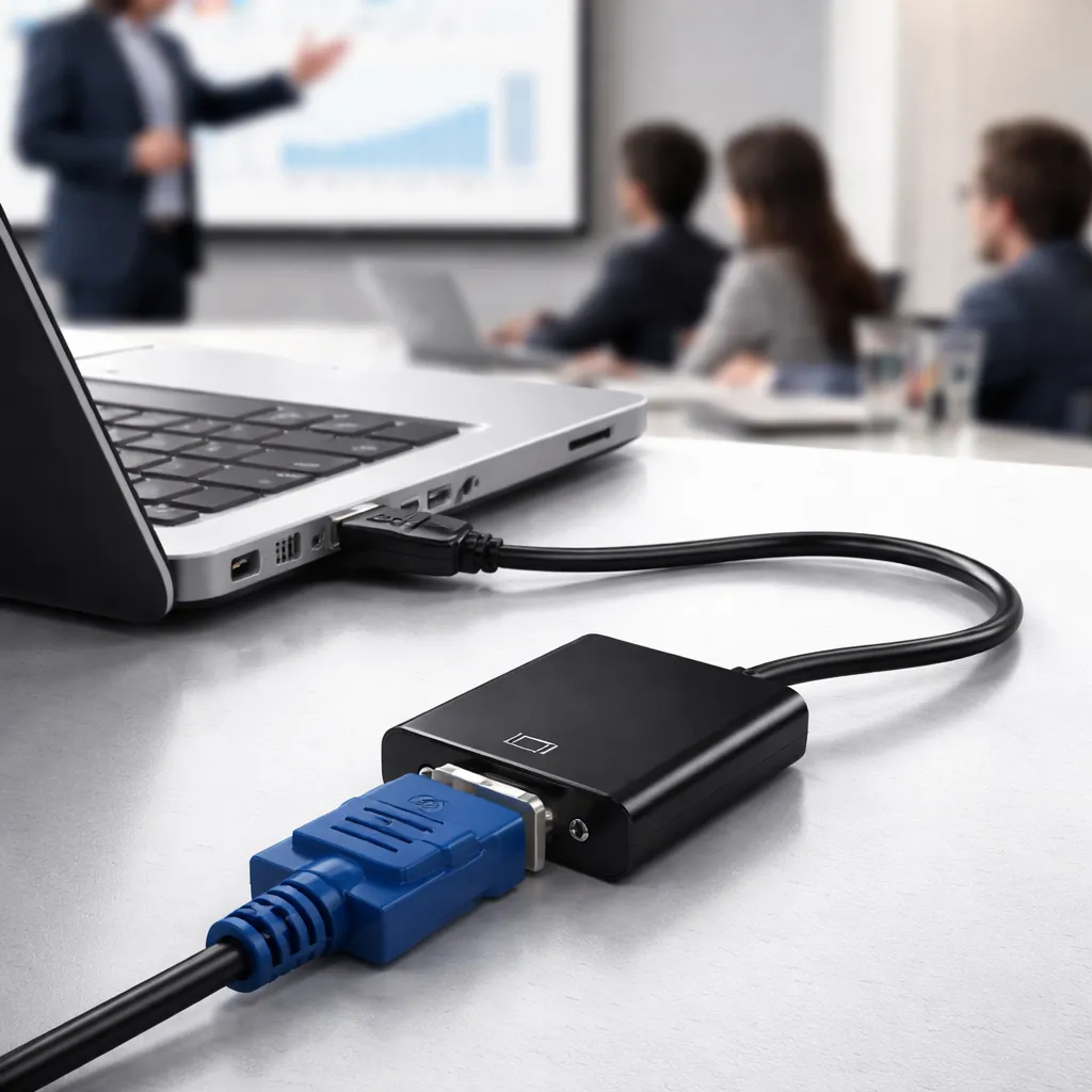 Conversor HDMI a VGA Adaptador de Video para Monitor
